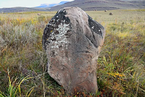 The Surround of the Oglahty. Dağ manzarası. Hakassia. Güney Sibirya..     