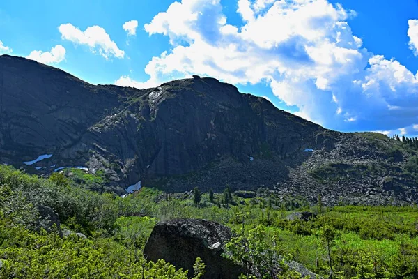 Sayan Bergen Een Bergketen Ergaki Berglandschap Zuid Siberië — Stockfoto