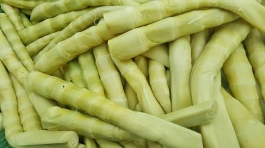 Asya otlar, market.madde pişirme için sebze