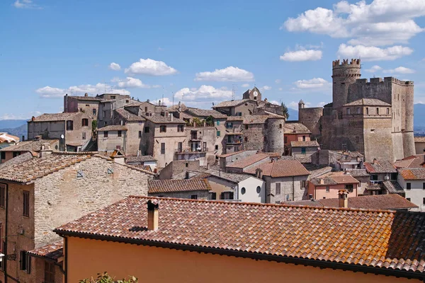 Vista Del Centro Histórico Castillo Nazzano — Foto de Stock