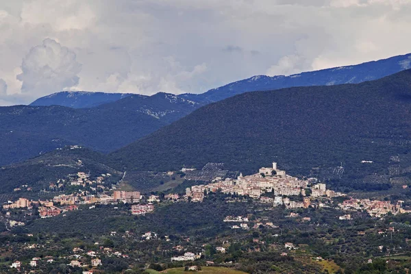 Uitzicht Palombara Sabina Rome Metropool Lazio Italië — Stockfoto