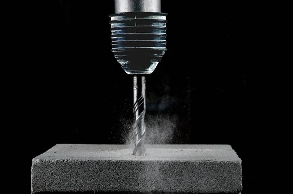 Beton matkap closeup görünümü