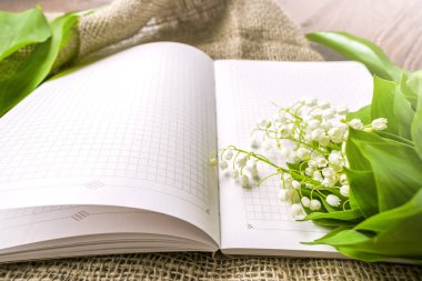 vadinin zambak ile dizüstü mockup