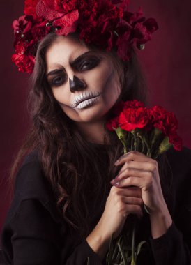Fantezi Hallowen makyaj.