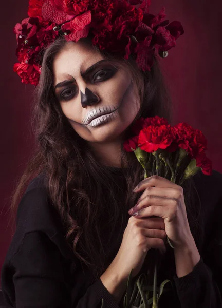 Fantasy Hallowen Maquillage — Photo