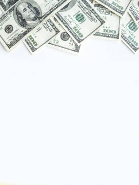 Dolar Banknotlar Ve içinde kopya alanı Sınır.