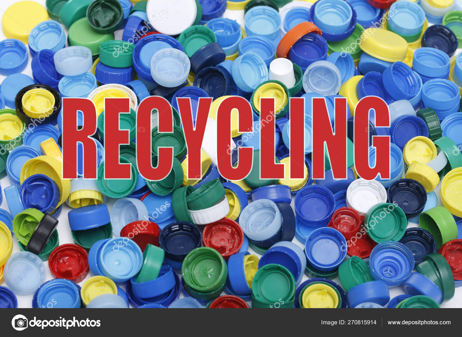 saving plastic bottle caps