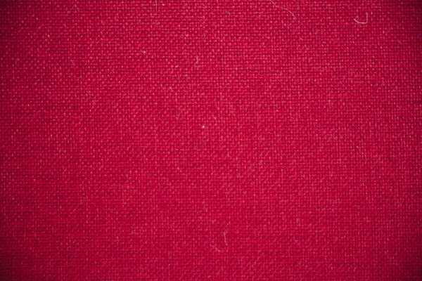 Фон Грубой Красной Текстуры Ткани — стоковое фото