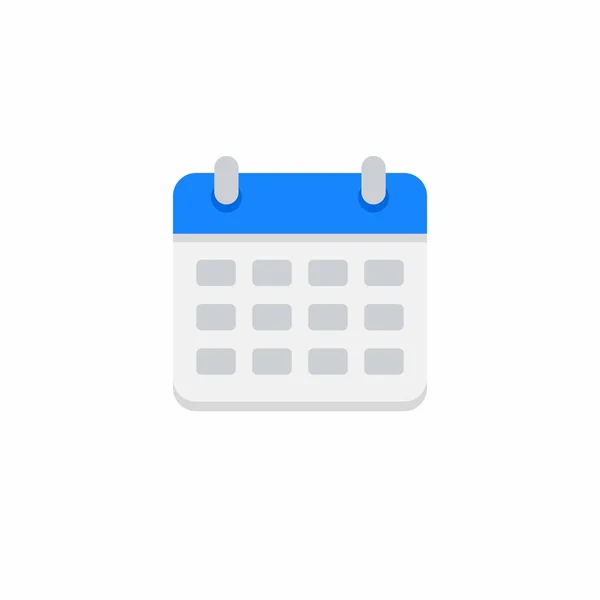 Calendar Background Vector Flat Icon — Stock Vector