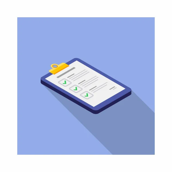 리스트 Isometric Right View Icon Vector Isometric — 스톡 벡터