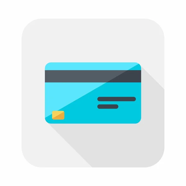 Vektor Ikony Kreditní Karty Izolován — Stockový vektor
