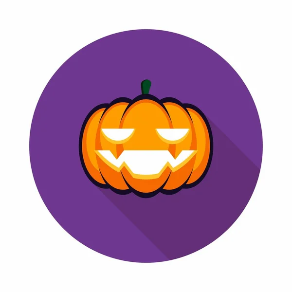 Halloween Kürbis Gruselige Oder Gruselige Kürbisse Halloween Feiertag Vereinzelte Symbole — Stockvektor