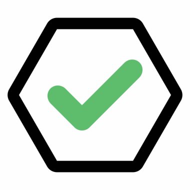 Kontrol işaretleri, tik işaretleri, kabul edildi, onaylandı, evet, doğru, tamam, doğru seçimler, görev tamamlama, oylama. - vektör işaretleri yeşil renkte. İzole edilmiş bir ikon. Düz biçim vektör illüstrasyonu.