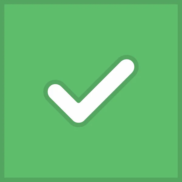 Tick Mark Accepted Approved Yes Correct Right Choices Task Completion — 스톡 벡터