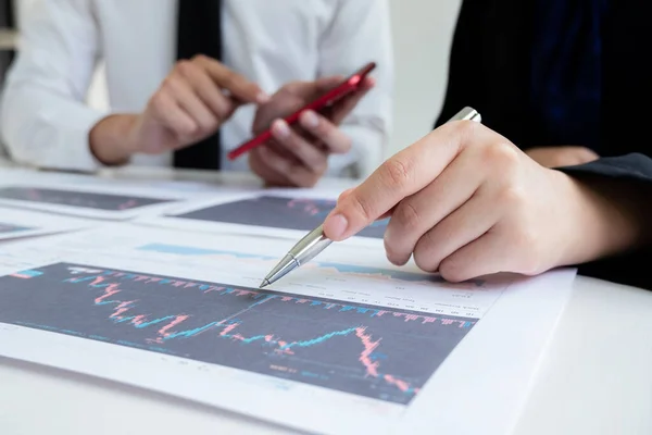 A team of business executives are planning consultations about business investments related to shares. By analyzing and calculating the stock market to find marketing profits.