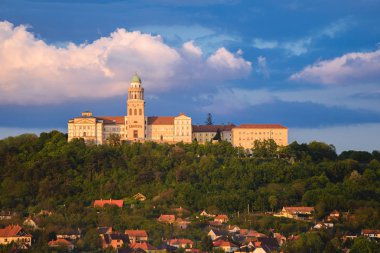 Pannonhalma Archabbey in Hungary clipart