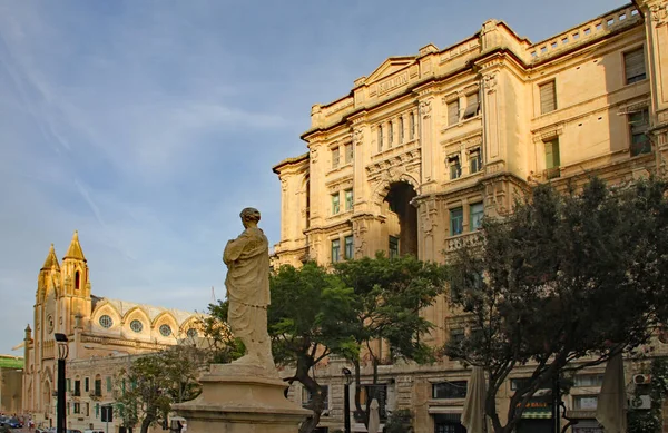 Julians Malta Novembre 2019 Les Magnifiques Bâtiments Art Nouveau Balluta — Photo