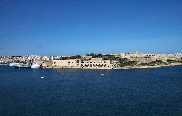 Les Anciens Entrepôts Fort Tigne Sur Point Sliema Malte — Photo