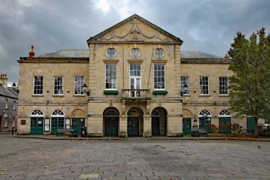 Somerset 'teki Wells Belediye Binası' nın heybetli yüzü