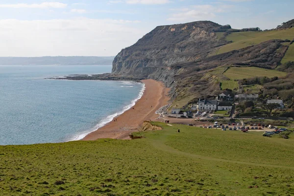 Bay English Town Seatown Dorset Jurassic Coast — стоковое фото