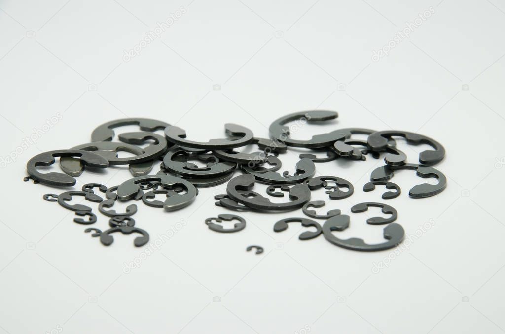 Circlips, Spring Steel, din 6799, steel Retaining washers for shafts