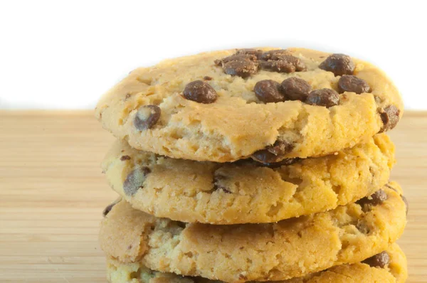 Beautiful Macro Chocolate Cookies — Stock Photo, Image