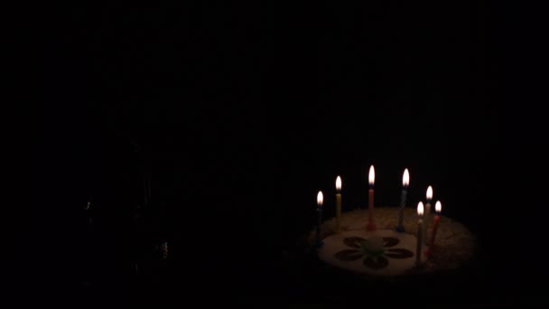 自宅で素晴らしいサプライズの誕生日パーティー — ストック動画