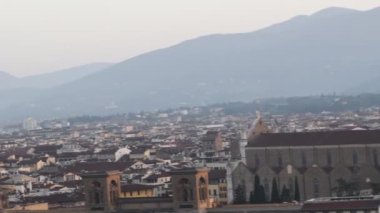 Güneşli bir günde Roma 'nın güzel manzarası