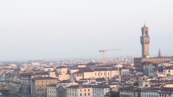 Prachtig Uitzicht Rome Een Zonnige Dag — Stockvideo