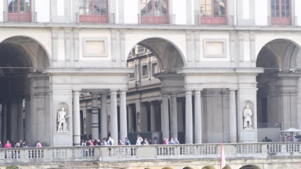 Όμορφη Θέα Της Ρώμης Μια Ηλιόλουστη Μέρα — Αρχείο Βίντεο