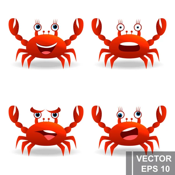 Vida marina. Animales Un pez. Pulpo, camarones, estrellas de mar. Estilo de dibujos animados. Para su diseño . — Vector de stock