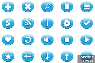 Düğme. Oyun. Bir çizgi film. Tebrikler. Tasarımın için. Vektör kavramsal illüstrasyon.