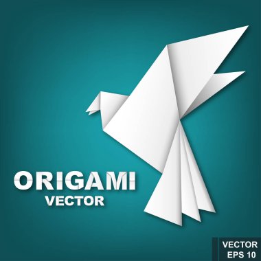 Kağıt. Origami. Etkisi. Parlak. Stil. Tasarımınız için.