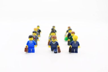 Hong Kong/Çin, 25 Mayıs 2018: Birleştirin Hong Kong.Legos farklı kümesinden Danimarka Lego Group tarafından üretilen plastik inşaat oyuncak popüler bir çizgi vardır, stüdyo çekim Lego halkı