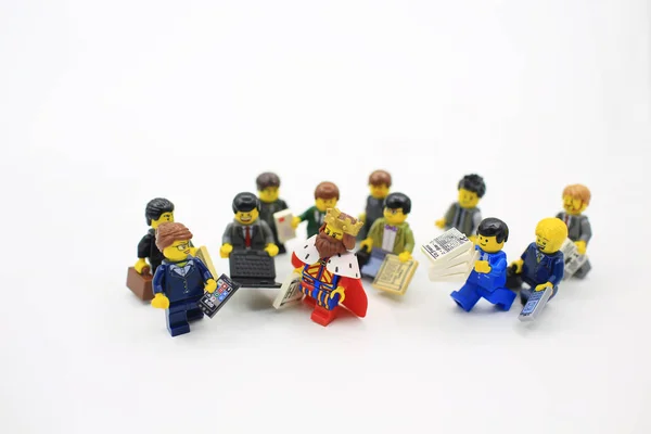 Hong Kong China May 2018 Studio Shot Lego People Combine — Stock Photo, Image