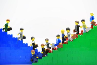 Hong Kong/Çin, 5 Temmuz 2018: Birleştirin Hong Kong.Legos farklı kümesinden Danimarka Lego Group tarafından üretilen plastik inşaat oyuncak popüler bir çizgi vardır, stüdyo çekim Lego halkı