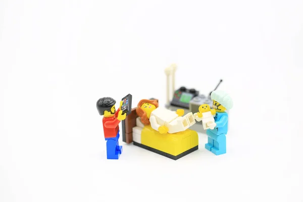 Hong Kong Čína Července 2018 Studio Zastřelil Lego Lidí Kombinovat — Stock fotografie