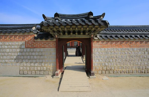 Corea Palacio Pared Fondo — Foto de Stock
