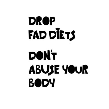 El harfli slogan, dengeli, sağduyuya dayalı beslenme kavramı