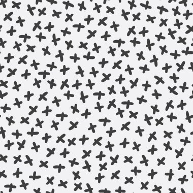 Yüzey tasarımı ve diğer tasarım projeleri için pürüzsüz siyah beyaz yıldız deseni