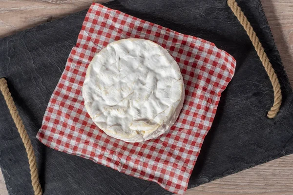 Camembert Sajt Hagyományos Normandia Francia Tejtermék — Stock Fotó