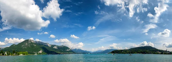 Вид Озеро Анси Французских Альпах — стоковое фото