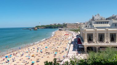Biarritz beach city, Fransa Panoraması