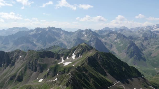 Панорама Піренейських Гір Франції — стокове відео