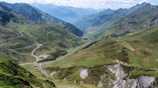 Utsikt Över Col Tourmalet Pyrenéerna — Stockfoto