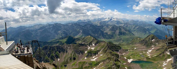 Ett Panorama Över Pyrenéerna Frankrike — Stockfoto