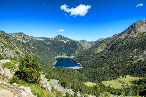 Pohled Oredon Jezera Hautes Pyrénées Francie — Stock fotografie