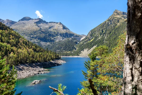 Pohled Oredon Jezera Hautes Pyrénées Francie — Stock fotografie