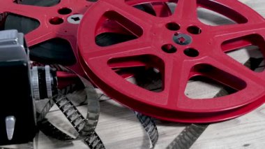 Eski film kamera makaraları filmleri ile 16mm