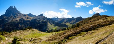 Sonbahar, Fransa, Pyrenees Pic Du Midi Ossau görünümünde